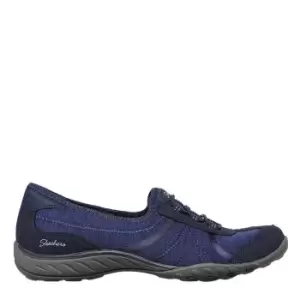 Image of Skechers Scooped Bungee Slip On Trainers Ladies - Blue