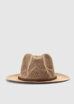 Image of Barbour Womens Flowerdale Trilby Hat In Trench