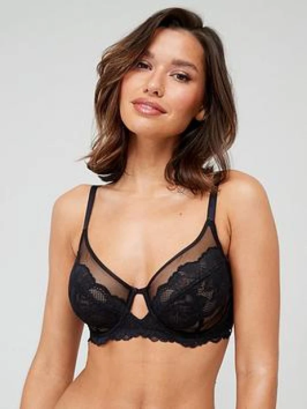 Image of Dorina Curves Sedan Full Cup Bra Black Female 32E WZ04519
