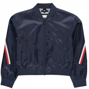 Image of Tommy Hilfiger Tommy Tape Bomber Jacket - Navy C87