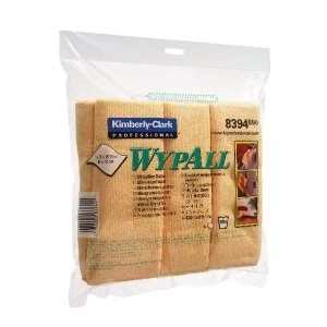 Image of Wypall Yellow Microfibre Cloth Pack of 6 8394