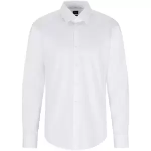 Image of Boss Joe Kent Long Sleeve Shirt - White