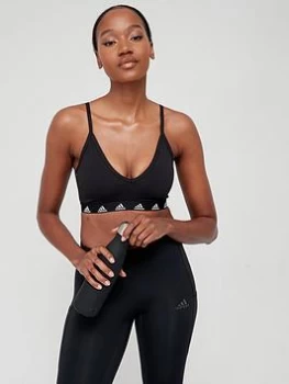 Image of adidas Everyday Light Support Bra - Black, Size L, Women