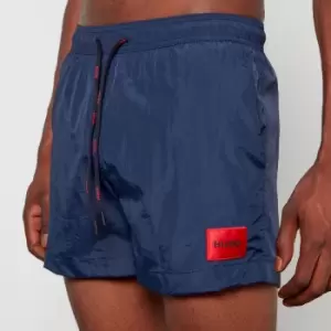 Image of HUGO Swimwear Mens Dominica Swim Shorts - Dark Blue - M