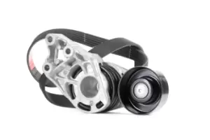 Image of GATES V-ribbed belt set K016PK995 Serpentine belt kit,Auxiliary belt kit VW,AUDI,SKODA,POLO (9N_),Lupo (6X1, 6E1),Fox Schragheck (5Z1, 5Z3, 5Z4)