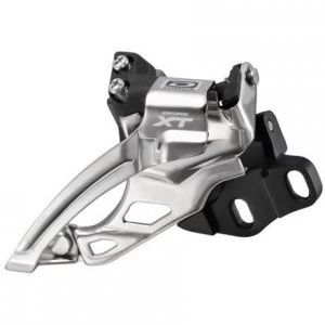 Image of SHIMANO FD-M785, XT 10-speed double front derailleur, dual-pull-E2-Type-Silver/Black