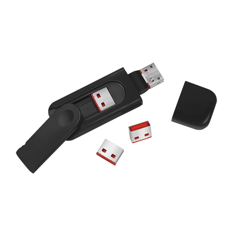 Image of LogiLink Port Blocker. USB-A. 1 Key + 4 Locks. travel version