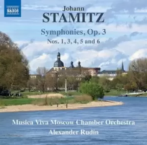 Image of Johann Stamitz Symphonies Op 3 Nos 1 3 4 5 and 6 by Johann Stamitz CD Album