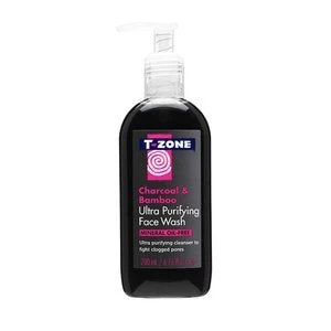 Image of T-Zone Charcoal and Bamboo Ultra Purifying Face Wash 200ml