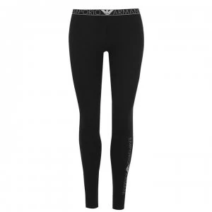 Image of Emporio Armani Logo Leggings Nero Size L Women
