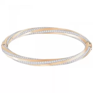 Image of Ladies Swarovski Rose Gold Plated Hake Bracelet