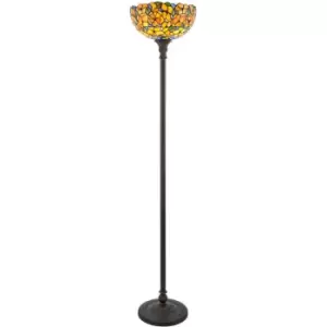 Image of Josette floor lamp, glass and resin
