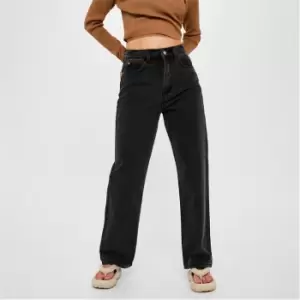 Image of Missguided Baggy Jeans - Black
