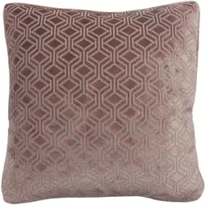Image of Paoletti Avenue Cushion Cover (One Size) (Blush Pink)