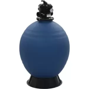 Image of Pool Sand Filter with 6 Position Valve Blue 660 mm Vidaxl n/a