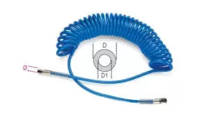 Image of Beta Tools 1915B 9m Polyurethane Recoil Hose ID: 8mm Gas: 1/4" 019150012