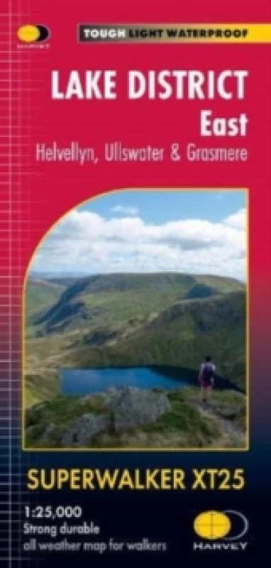 Image of Lake District East : Helvellyn, Ullswater & Grasmere Sheet map, folded
