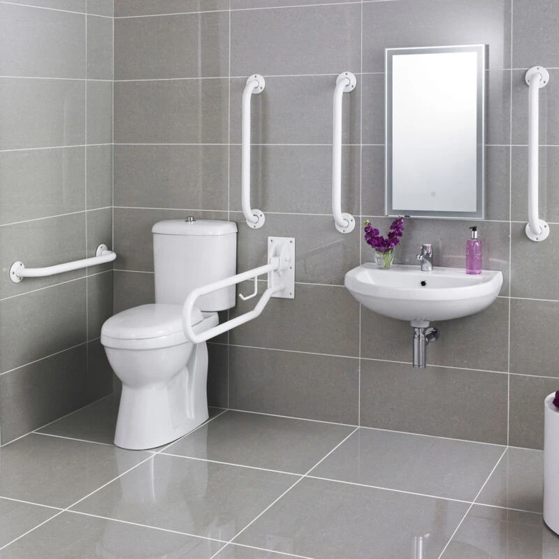 Image of nuie Doc M Toilet and Basin Pack White DOCMP001