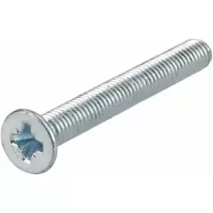Image of R-tech - 337072 Pozi Countersunk Machine Screws bzp M3 25mm - Pack Of 100