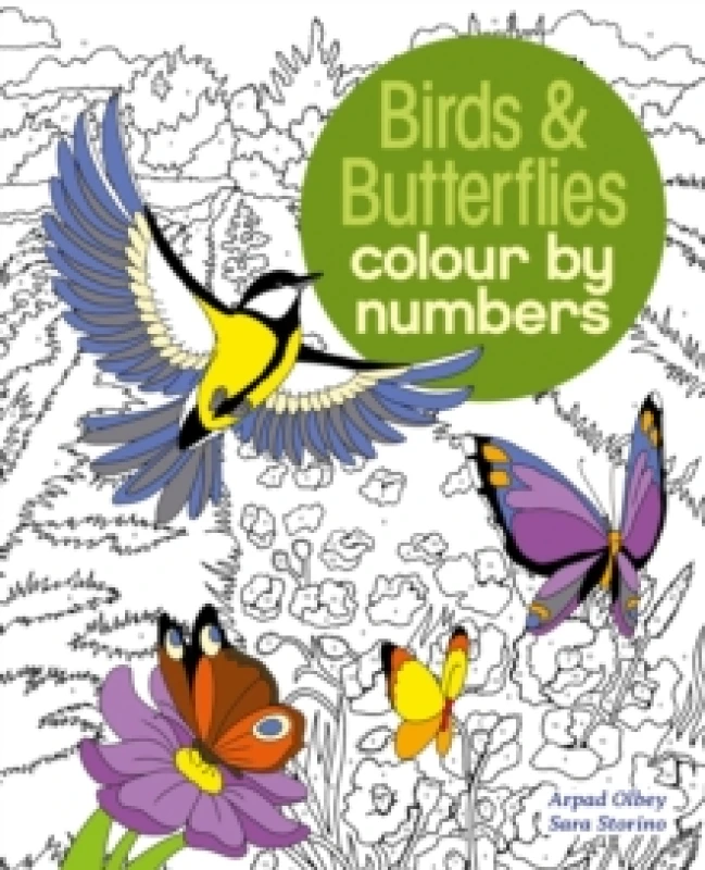 Image of Birds & Butterflies Colour by Numbers Paperback / softback