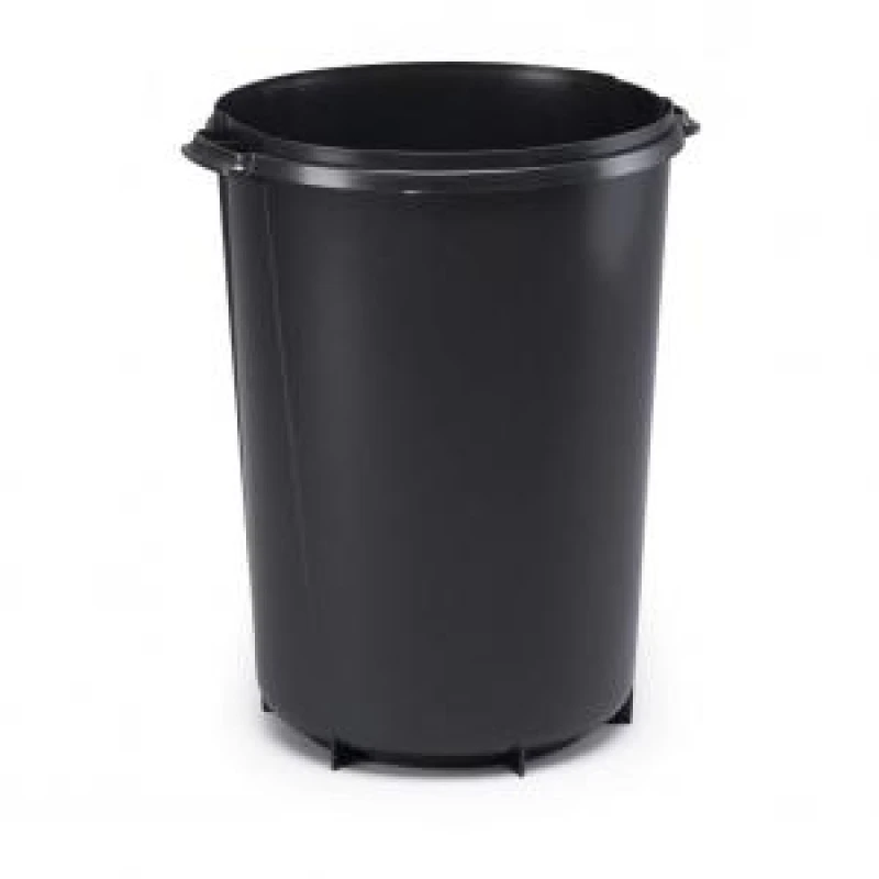 Image of Durable DURABIN 40L Round Bin - Strong & Easy Grip Handles - Black DRBE1800519221
