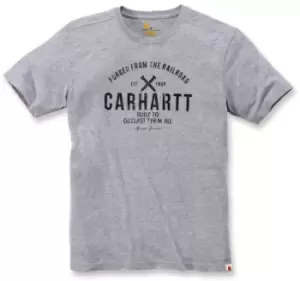 Image of Carhartt EMEA Outlast Graphic T-Shirt, grey Size M grey, Size M