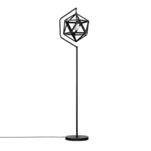 Image of Iconic Cubik Black Floor Lamp