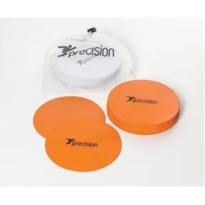 Image of Precision Large Round Rubber Marker Discs Orange (Set of 20)