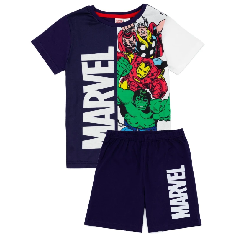 Image of Disney Short Sleeve Short Leg Pyjama Set Blue