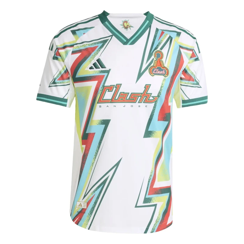 Image of Adidas San Jose Earthquakes Authentic Jersey Archive 2025/26 Blanc Male S JI7327