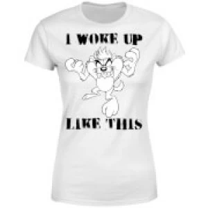 Image of Looney Tunes I Woke Up Like This Womens T-Shirt - White - 4XL