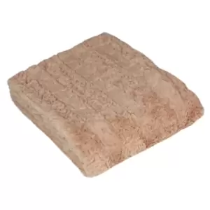 Image of Tundra Faux Fur Throw Blush
