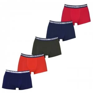 Image of Gant 5 Pack Logo Trunks - Orange836