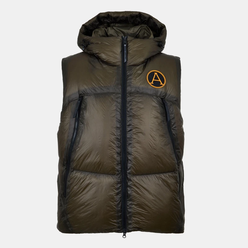 Image of Arctic Army Mens Cryoshell Insulated Heavyweight Gilet Brown C0128 male X Small