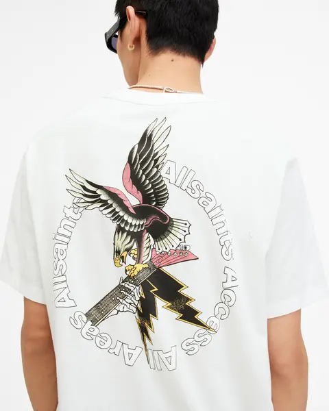 Image of AllSaints Fret Relaxed Fit Graphic T-Shirt