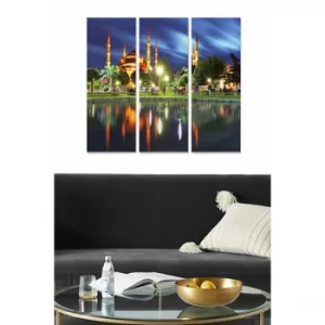 Image of MDF139093121 Multicolor Decorative MDF Painting (3 Pieces)