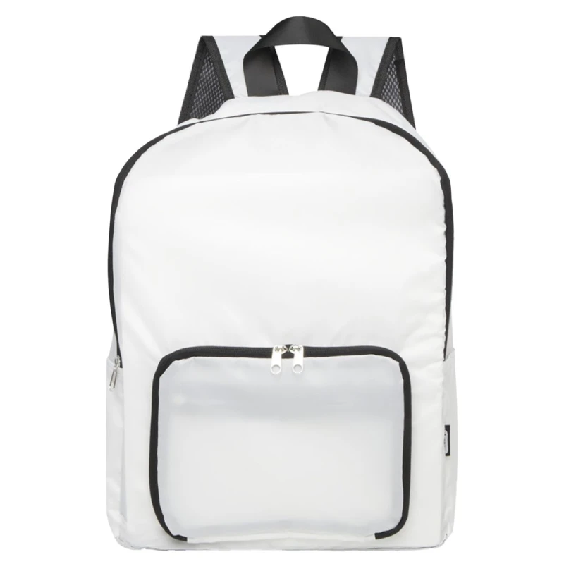 Image of Floso Mens RPET Foldable 15L Backpack in White White Male