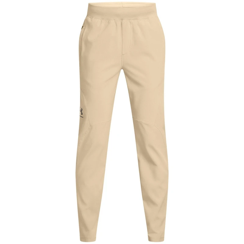 Image of Under Armour Unstoppable Tapered Bottoms Juniors Brown male 7 - 8 Years (S)