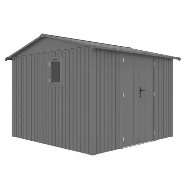 Image of Rowlinson Brentvale 10x10 Premium Apex Metal Shed BV1010APX