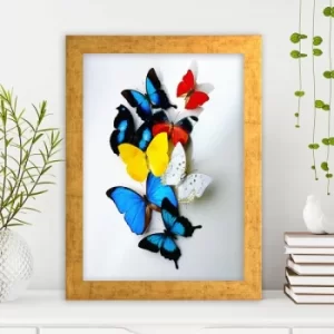 Image of AC22312036 Multicolor Decorative Framed MDF Painting