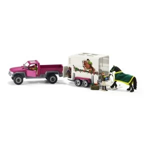 Image of Schleich Horse Club - Pick Up With Horse Box