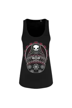 Image of Skeleton Matryoshka Vest Top