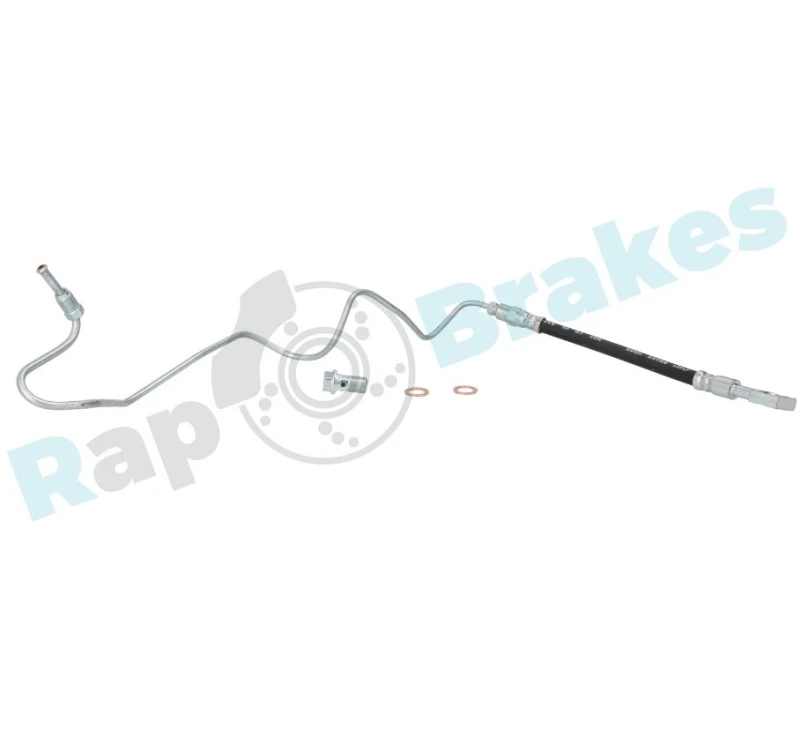 Image of RAP BRAKES R-H0749 Brake Hose with pipe Brake Hose (83)