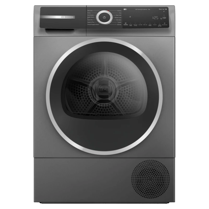 Image of Bosch Series 6 WQH246DRGB 9Kg Heat Pump Tumble Dryer - Cast Iron Grey - A+++ Rated