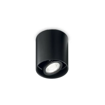 Image of Ideal Lux MOOD - Indoor 1 Light Surface Mounted Ceiling Lamp Black, GU10