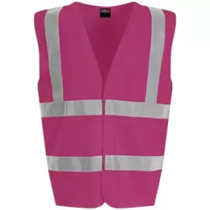Image of PRO RTX High Visibility Unisex Waistcoat (M) (Raspberry)