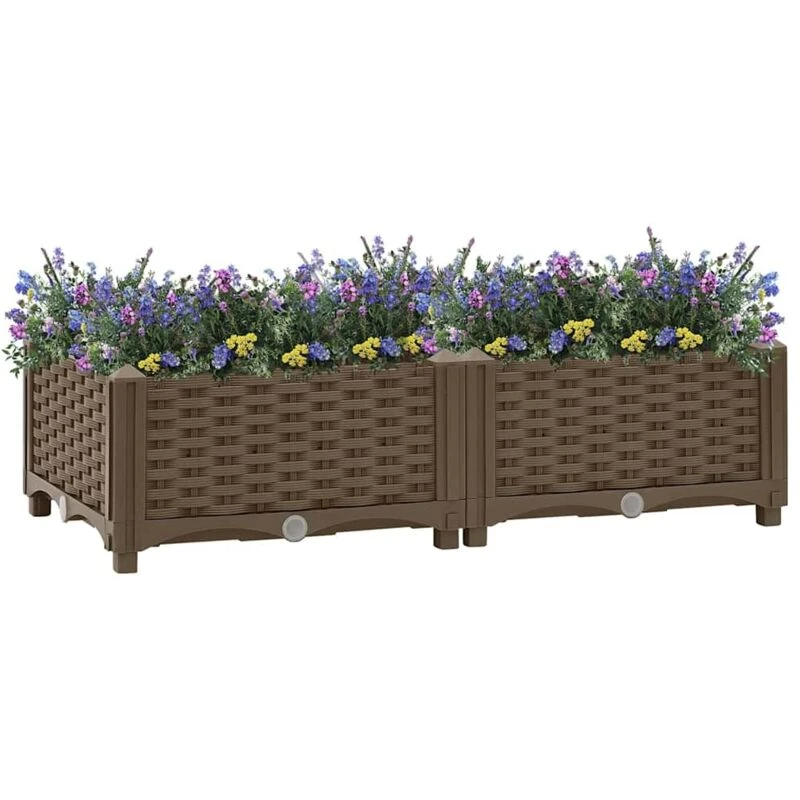 Image of VIDAXL Raised Bed 80x40x23cm Polypropylene Vidaxl 8720286493052