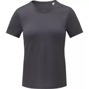 Image of Elevate Womens/Ladies Kratos Short-Sleeved T-Shirt (S) (Storm Grey)