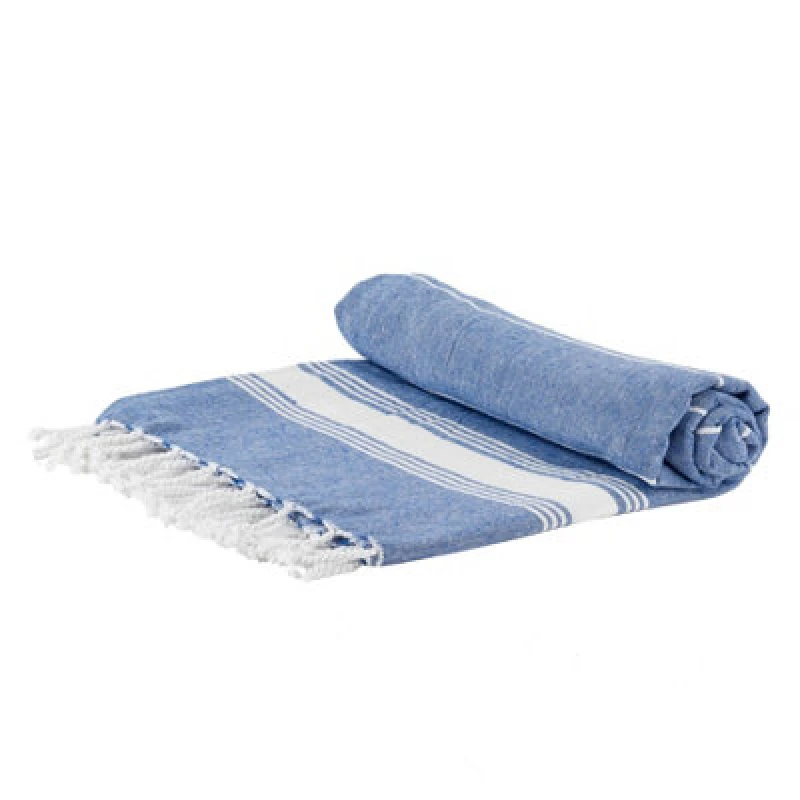 Image of Nicola Spring Turkish Cotton Bath Towel - 170 X 90Cm - Navy