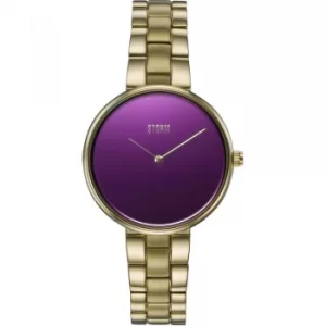 Image of Ladies Storm Selina-X Gold Purple Watch